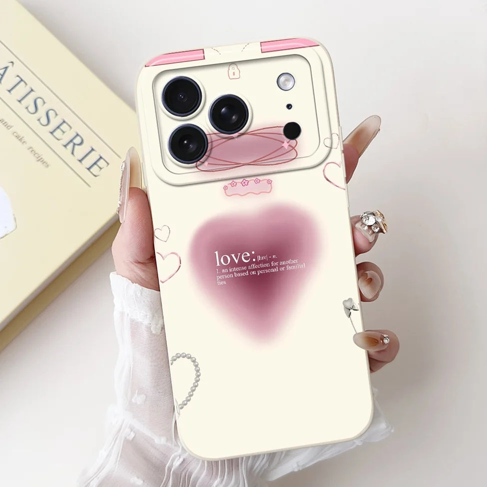 For iPhone 17 Pro Case Silicone Luxury Flowers Cute Kawaii Funny Painted Cover For iP 17 Pro Phone Case A3256 A3522 A3523 A3524